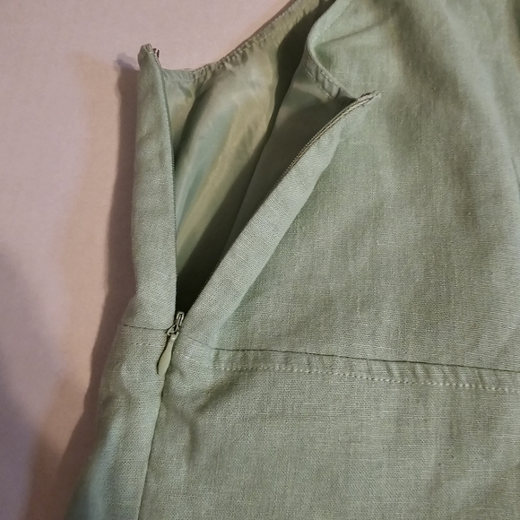 Emma James Women's Skirt Top Size 16W Two Piece Set Embroidered Trim Green - Picture 9 of 14